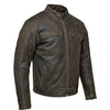 RIDERACT® Mens Leather Motorcycle Jacket | Vintage Distressed Leather Jacket