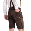 Men's Oktoberfest Costume - Bavarian Leather Lederhosen 