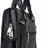 Business Leather Laptop Bag Black Apex Messenger Bag