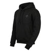 RIDERACT® Motorcycle Pull Over Hoodie Black Scout