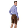 Men's Oktoberfest Outfit Authentic Suede Lederhosen Antiqued with Waist Belt 