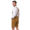 Men's Oktoberfest Costume Suede Leather Short Lederhosen 