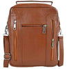 Leather Messenger Bag Tan ZipZap Leather Handbag