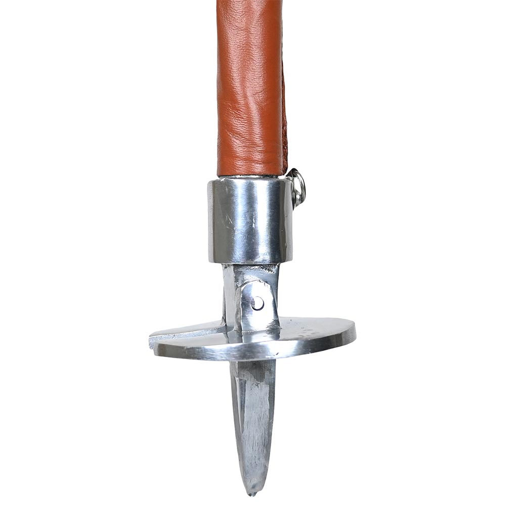 Premium Leather Tan XL Seat Shooting Stick For Men And Woman Adjustable Height Walking Stick Suitable For Town And Country Use P 46573821