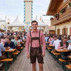 Men's Oktoberfest outfit Suede Leather Short Lederhosen 