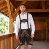 Men's Oktoberfest Costume - Bavarian Leather Lederhosen 
