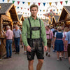 Men's Oktoberfest outfit Authentic Leather Short Black Lederhosen 