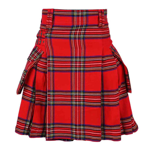 Utility Tartan Kilt Royal Stewart with Cargo Pockets
