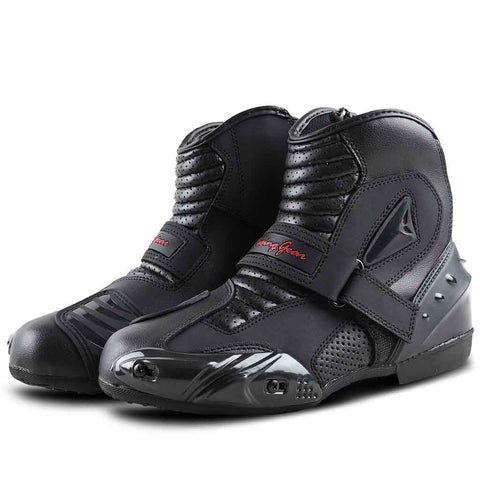 RIDERACT® Mens Motorcycle Boots Road Active Black