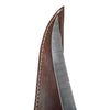 Handmade Damascus Fillet Knife with Red Pakka Wood Handle AMK025RED