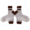 Traditional Bavarian Socks Two Piece Rustic Striped