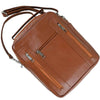 Leather Messenger Bag Tan ZipZap Leather Handbag