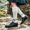 Kilt Hose Striped White