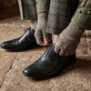 Highland Brogues Classic Oxford All Leather Shoes Black