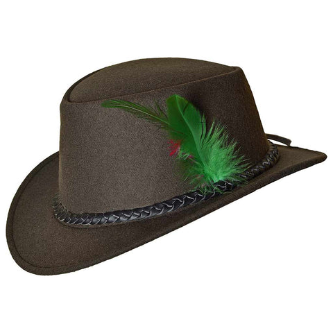 Traditional Bavarian Country Man Wool Hat Green