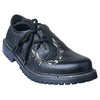Men’s Bavarian Cowhide Leather Shoes Embroidered Oktoberfest Shoes