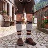 Traditional Bavarian Socks – Two-Piece Rustic Striped Set
