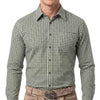 Bavarian Men Shirt Checked Apple Green