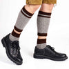 Men’s Bavarian Cowhide Leather Shoes Embroidered Oktoberfest Shoes