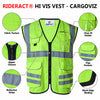 RIDERACT® Workwear Hi Vis Vest CargoViz Motorcycle Learner Vest