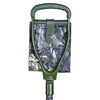 Adjustable Walking Stick with Leather Seat Camouflage Forest Green Tramper