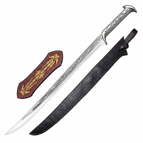 Handmade Thranduil's Elven Sword with Sheath & Wall Mount SWD071SLV