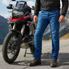 RIDERACT® Mens Motorcycle Jeans Blue | Reinforced Aramid Riding Jeans