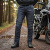 RIDERACT® Mens Motorcycle Jeans Black | Reinforced Biker Jeans with Aramid Fiber