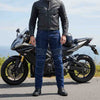 RIDERACT® Mens Motorcycle Cargo Jeans | Dark Blue Reinforced Aramid Riding Jeans