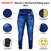 RIDERACT® Women's Riding Stretch Jeans Dark Blue Reinforced with Aramid Fiber