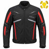 RIDERACT® Waterproof Riding Jacket – Retro Black & Red