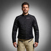 RIDERACT® Waterproof Motorbike Jacket | Classic Black Motorcycle Jacket