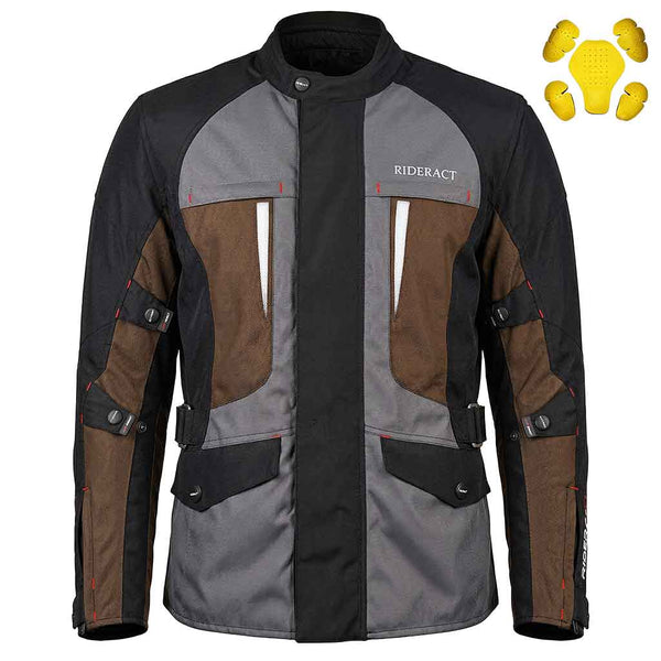 RIDERACT® Waterproof Textile Motorcycle Jacket – Expeditor