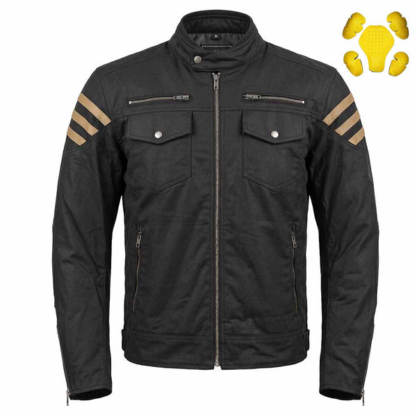RIDERACT® Men’s Cotton Waxed Jacket – Avesta