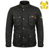 RIDERACT® Waxed Cotton Moto Jacket – Zacota