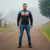RIDERACT® Mens Motorbike Jacket | Martial Leather Motorcycle Jacket