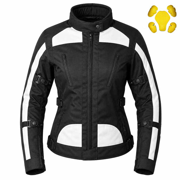 RIDERACT® Womens Motorcycle Jacket Waterproof – Bella