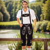 Men Trachten Oktoberfest outfit Kniebundhosen Black 