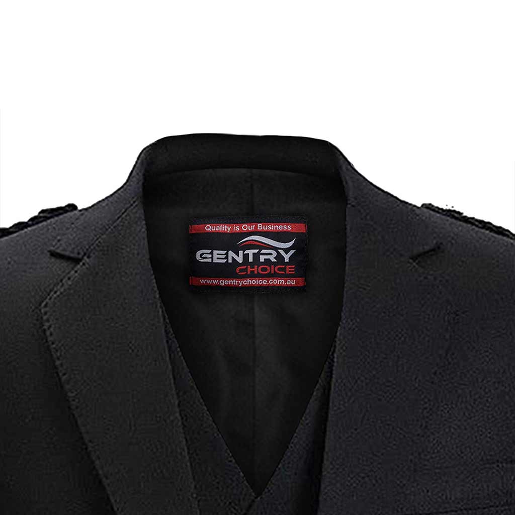 Argyll Jacket & Vest Black