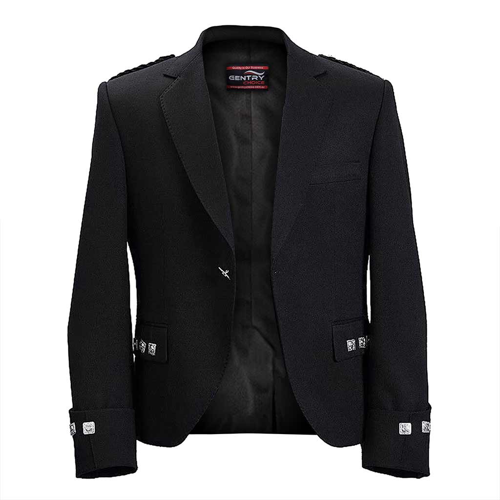 Argyll Jacket & Vest Black
