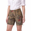 Women’s Lederhosen – Mud Brown Suede Leather Shorts