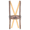 Suede Leather Short Lederhosen Suspenders Set 