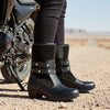 RIDERACT® Women's Motorcycle Boots | Rock Ladies Motorcycle Boots Black