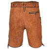 Men's Oktoberfest Costume Suede Leather Short Lederhosen 