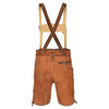 Men's Oktoberfest Costume Suede Leather Short Lederhosen 