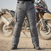 RIDERACT® Mens Cordura Waterproof Motorcycle Pant | TARZAN Iron Grey Riding Pants