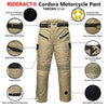 RIDERACT® Cordura Waterproof Motorcycle Pant TARZAN Khaki