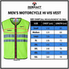 RIDERACT® Motorcycle Hi Vis Vest AeroViz Neo