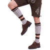 Traditional Bavarian Socks – Two-Piece Rustic Striped Set