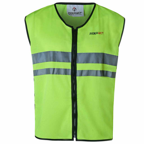 RIDERACT® Motorcycle Hi Vis Vest AeroViz Neo